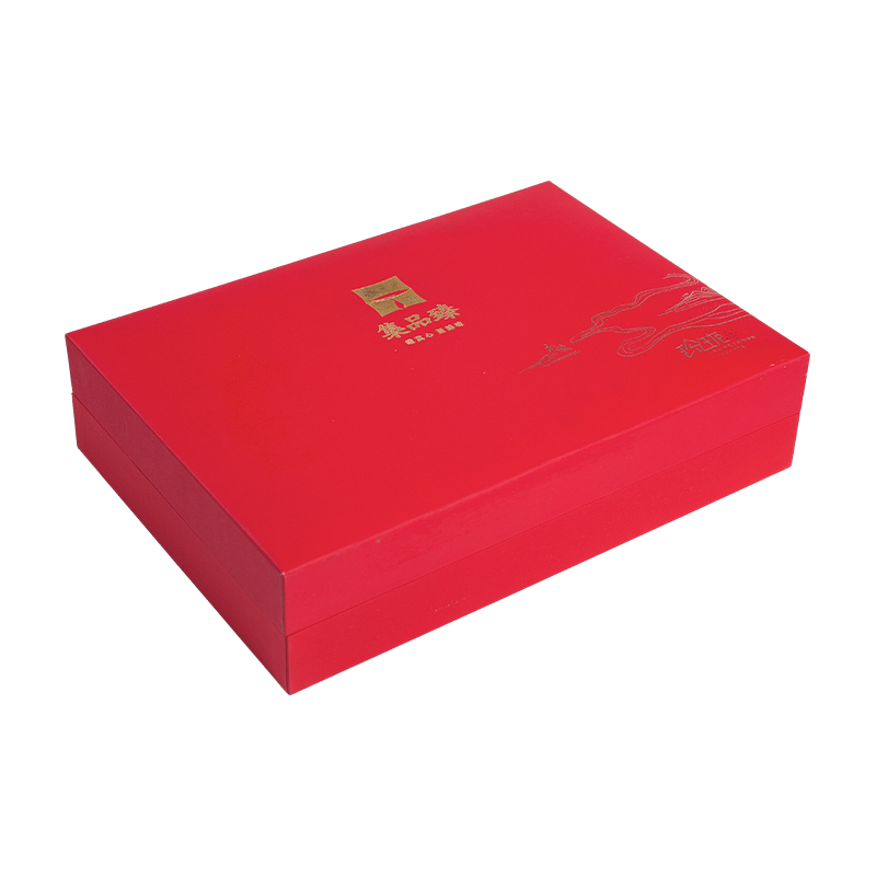 Aangepaste kerst- en Chinese nieuwjaars geschenkdoos met deksel