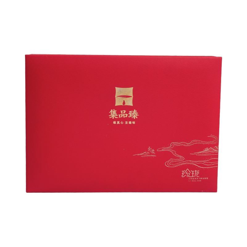 Aangepaste kerst- en Chinese nieuwjaars geschenkdoos met deksel