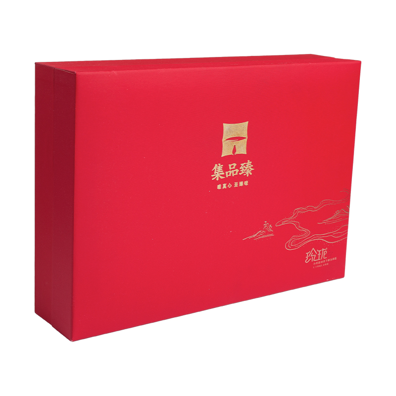 Aangepaste kerst- en Chinese nieuwjaars geschenkdoos met deksel