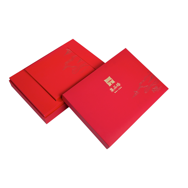 Aangepaste kerst- en Chinese nieuwjaars geschenkdoos met deksel