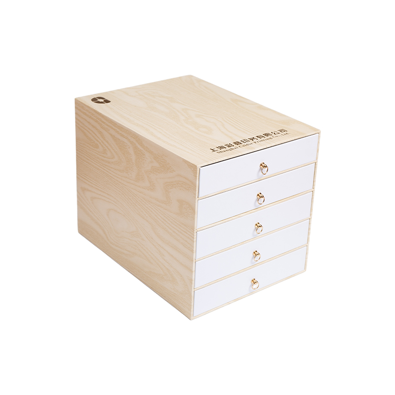 Aangepaste vintage houten graan geschenkdoos