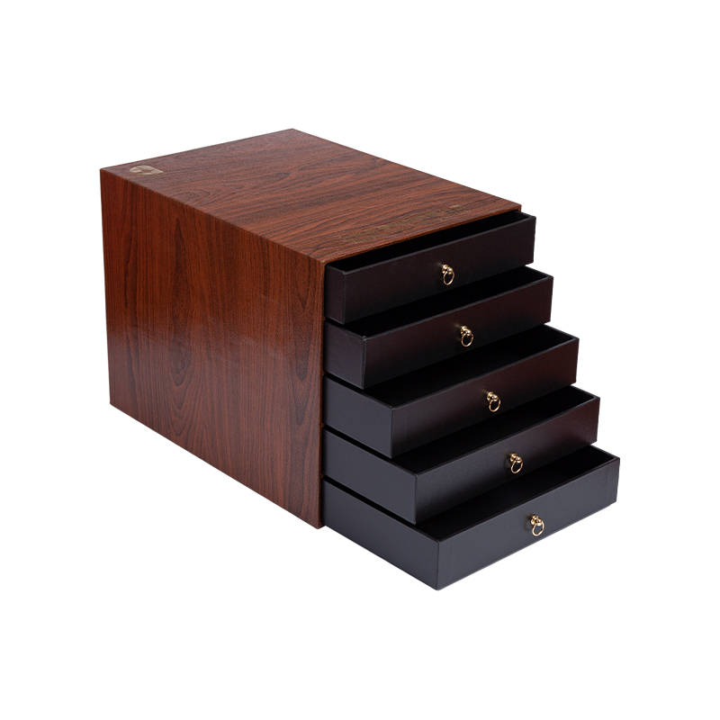 Aangepaste vintage houten graan geschenkdoos