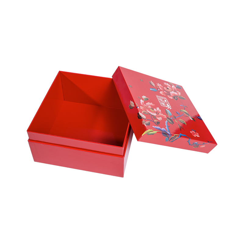 Aangepaste kerst- en Chinese nieuwjaars geschenkdoos met deksel
