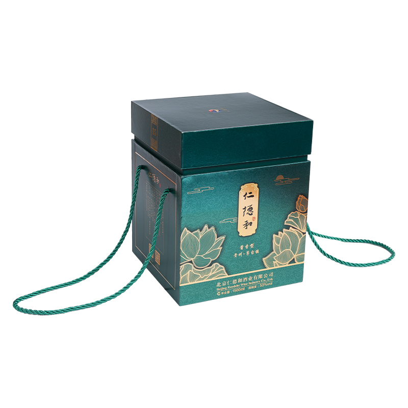 Aangepaste kerst- en Chinese nieuwjaars geschenkdoos met deksel