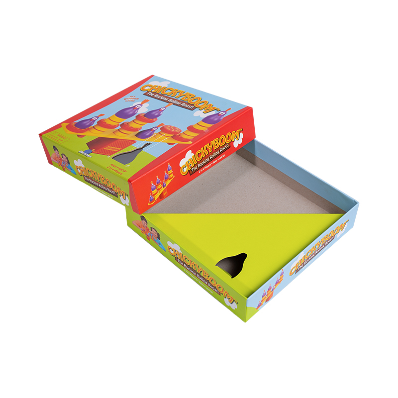 Aangepaste gegolfde kleurendoos geschenkdoos